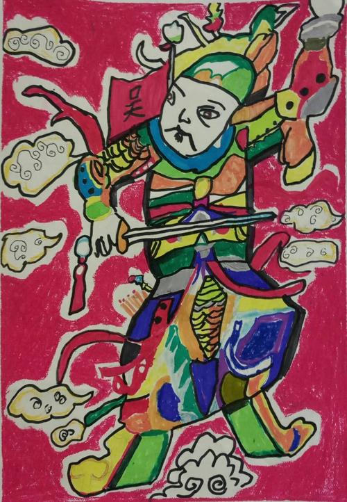 门神.周启航作品