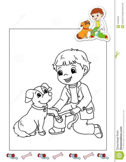 兽医简笔画怎嘛画