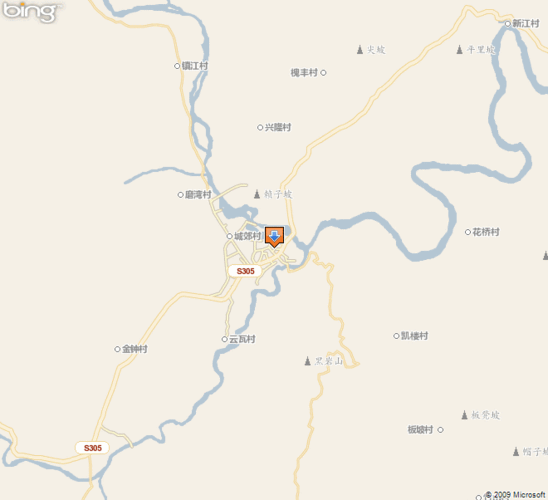 铜仁地区江口县地图