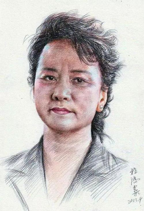 素描插画画家程鸿彩铅素描人物画像欣赏