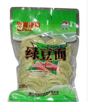 宏祥牌非油炸手工面条蔬菜面绿豆面出口,内销454g商品大图