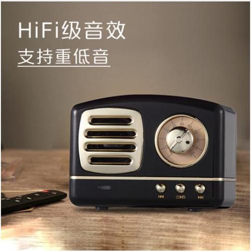 hyundai)m11 收音机便携式复古手机重音炮音响高品质怀旧蓝牙音箱迷你