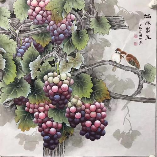 著名工笔画家欧阳国德作品欣赏