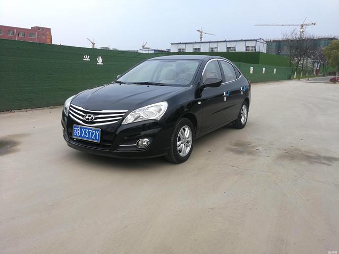 【图】现代 悦动 2011款 1.6l 手动顶级型_黑色_4万