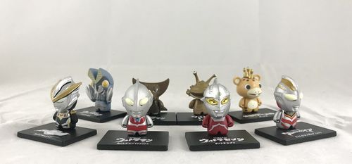 现货 万代 扭蛋 奥特曼q版 佳亚 罗布 初代 赛文 巴尔坦 第一弹