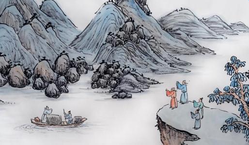 送别王维古诗简笔画