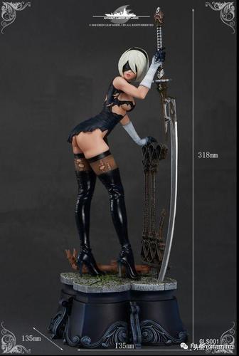 绿叶工作室 gls001 2b小姐姐 尼尔 机械纪元 1/7 雕像