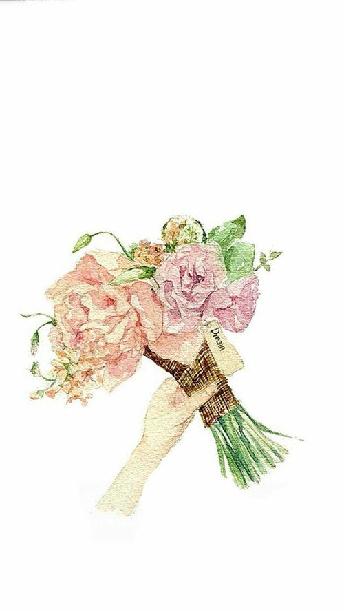 赠人玫瑰之手_经久犹有余香】唯美插画#花卉# | 吴梦竹wumengzhu521