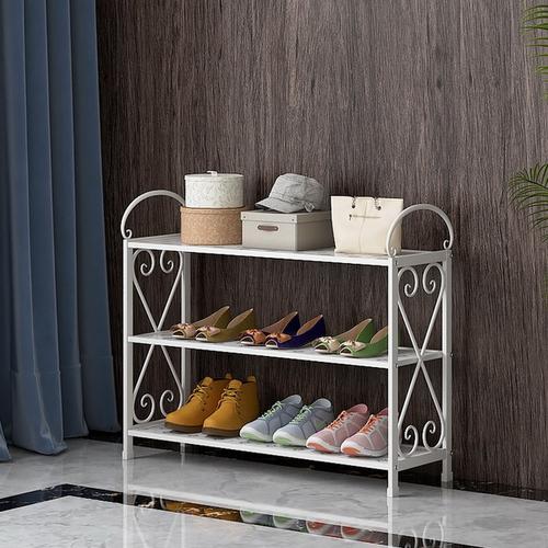 [宏璋旗舰店] 防尘多层铁艺鞋架子简易家用省空间大容量门口小鞋架