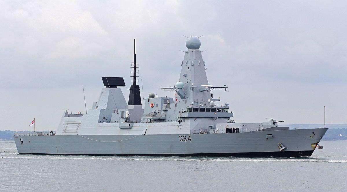 英国海军45型驱逐舰"钻石"号英国海军45型驱逐舰"钻石"号