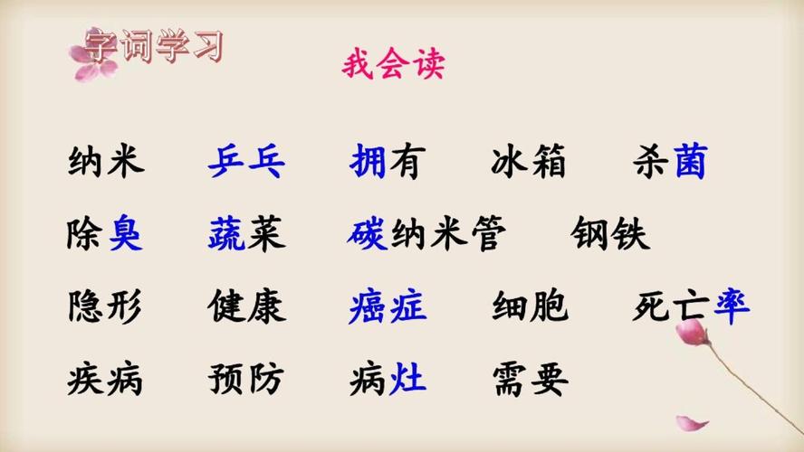 四年级语文下册第7课《纳米技术就在我们身边》优质课件(统编版)ppt.
