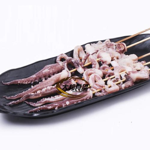 八爪足串 章鱼须串 鱿鱼须串烧烤海鲜串 自助烧烤食材20串/袋