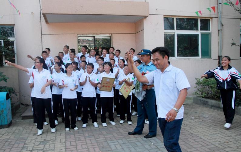 德州五中2017年军训会操花絮