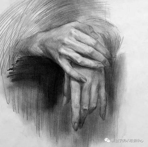 素描手部特写来点干货给你直接点