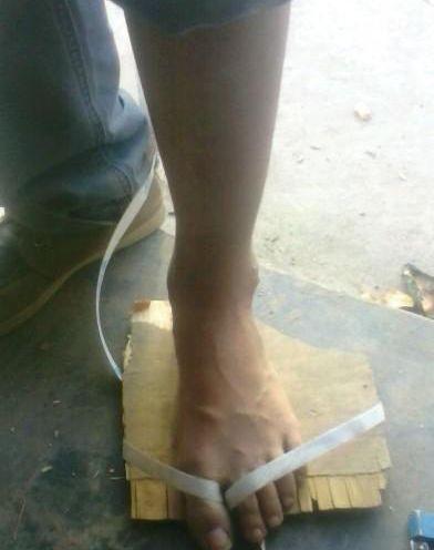 新定制的人字拖,感觉还不错酱紫的合照也是吓死人了驾驶员肯定要被吓