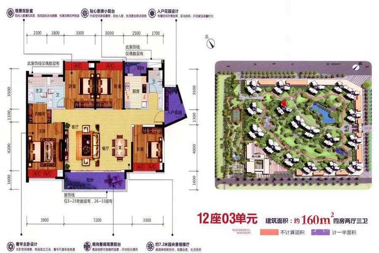 融创望江府_佛山禅城融创望江府融创望江府12座03单元约160平方米