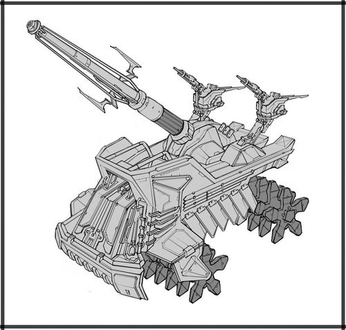 战车2稿 由 f712 创作 | leewiart 乐艺 建立你的个人艺术画廊,汇聚