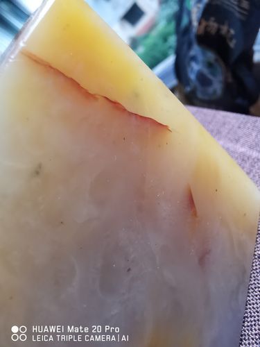 大开门的寿山田黄金包银田黄冻石