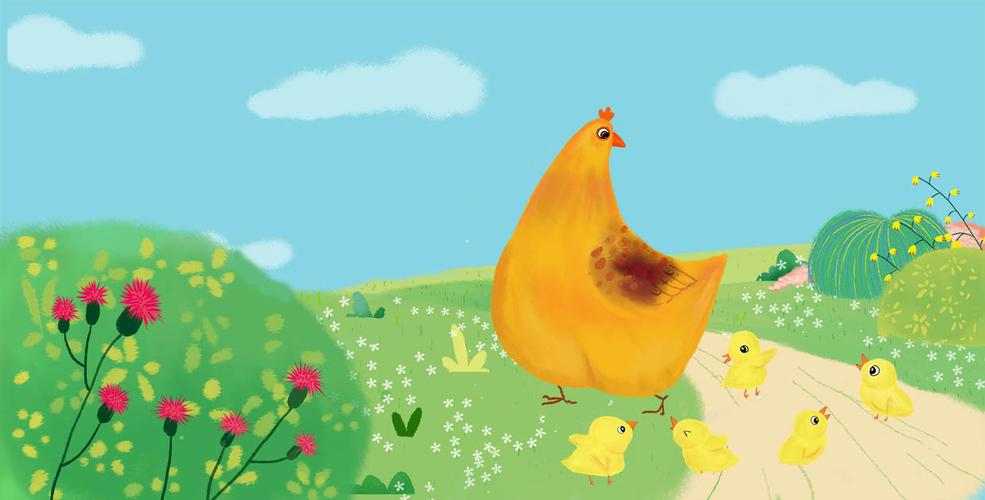 小鸡|插画|儿童插画|474727850 - 原创作品 - 站酷 (zcool)
