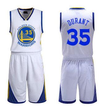排骨肌 2017nba总冠军金州勇士篮球服库里球衣杜兰特篮球服套装