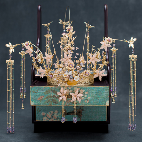 12星座专属"古风凤冠",摩羯座低调玛瑙凤冠,双子座大方凤冠