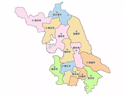 苏北地区,如 南通,扬州,泰州,连云港等;南翼则包括江苏苏南区域的南京