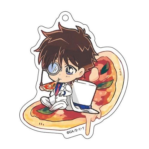 可爱的怪盗基德吃披萨,q版比例萌化了.