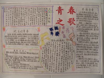 畅想青春的旋律手抄报 春的手抄报