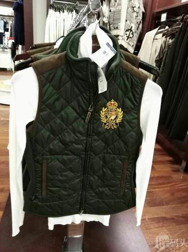 ralph lauren/拉夫劳伦 女士拉链背心 保暖马甲 外套