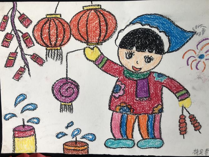 实验小学附属幼儿园"庆元旦,迎新年"美术作品展