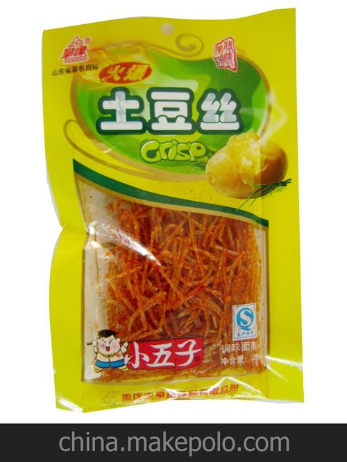 攀峰小五子火爆土豆丝面筋30g*30*14休闲食品零食品辣条厂家直供