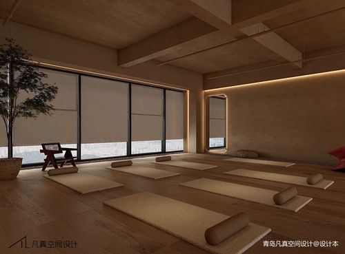 15万元运动空间100平米装修案例_效果图 - 无象瑜伽馆