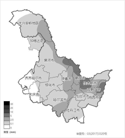 黑龙江继续发布11月22日东北部地区大暴雪局地特大暴雪预报