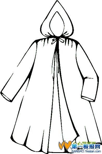 雨衣简笔画图片