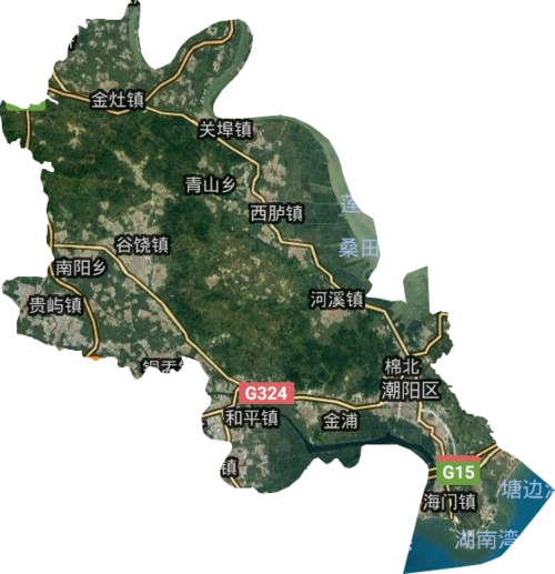 潮阳区电子地图高清版大图