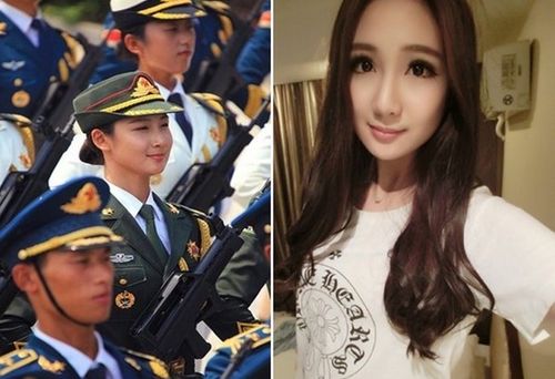 高颜值「十佳」模特儿! 93阅兵仪仗队女兵门佳慧爆红