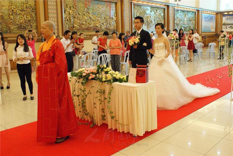 东禅寺佛化婚礼 牵系异国情缘