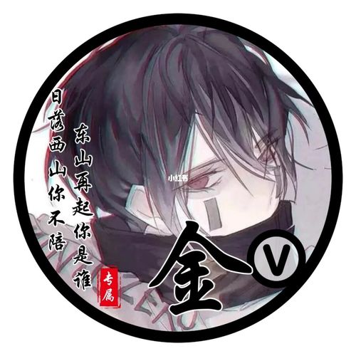 自制黑暗系姓氏_卡通_荧光_古风_手绘_姓氏头像_素材_头像