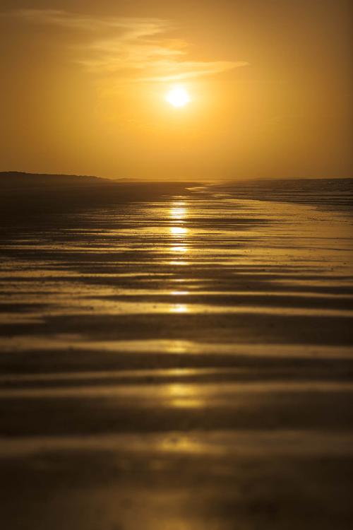 美丽的落日夕阳景色高清图片