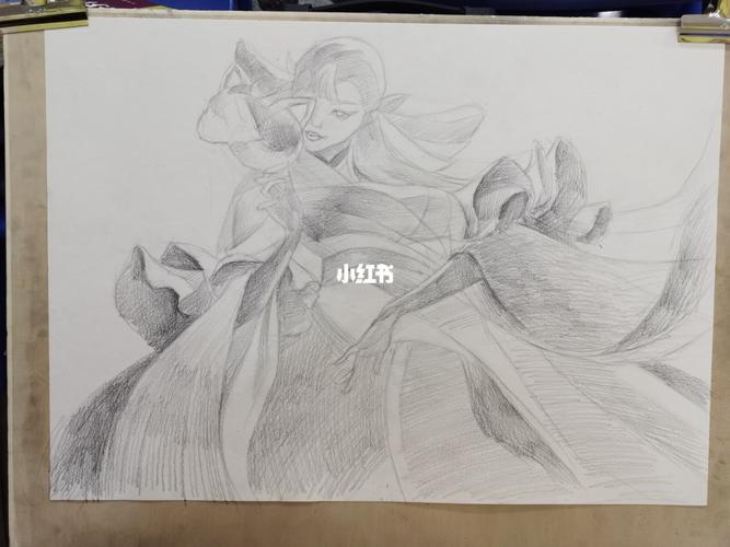 貂蝉猫影幻舞素描进行中ing_貂蝉_素描_银厦广场攻略