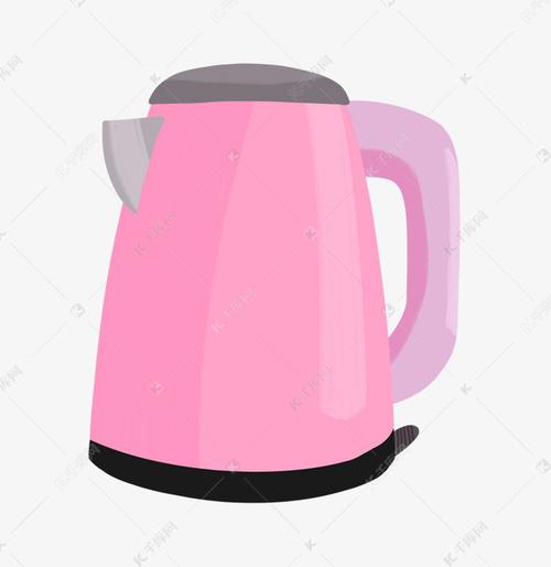 小家电卡通水壶插画