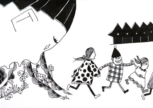 《王尔德童话》插图