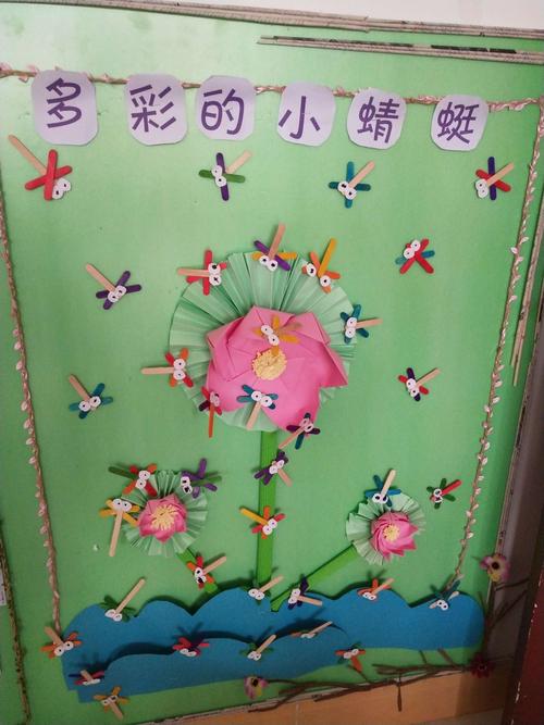 中一班四月份主题墙《昆虫大世界》