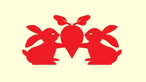 手工剪纸小女孩 第1页