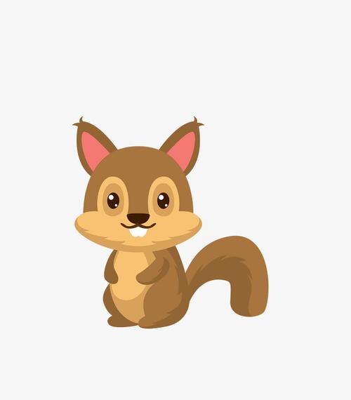 搜图123提供独家原创矢量暗色卡通小松鼠下载,此素材图片已被下载0次