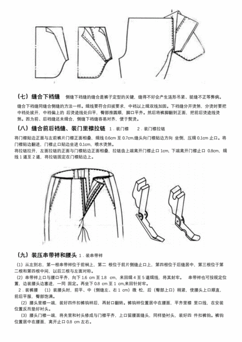 西裤工艺流程简析.docx 6页