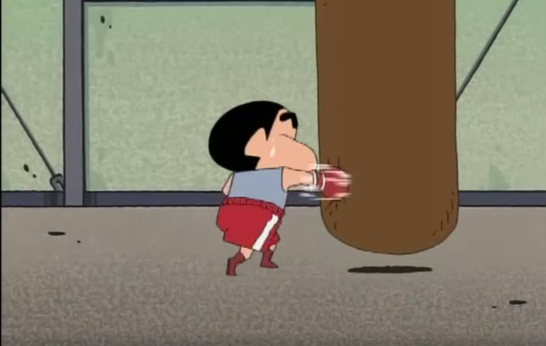 打沙袋的彭于晏