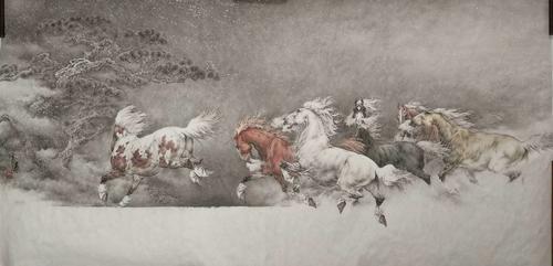 当代实力派画马名家——孟宪涛