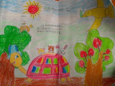 二年级关于可爱小动物的手抄报二年级手抄报