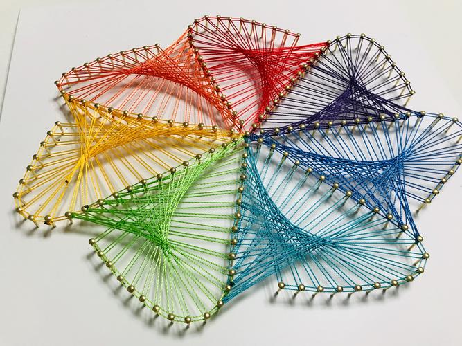 钉子画,线绕的艺术